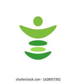 Yoga logo template vector icon design