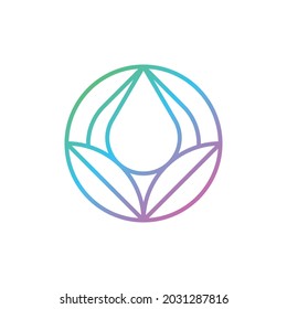 Yoga logo vector emblem template