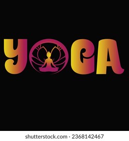 Yoga logo vector emblem , Yoga logo template