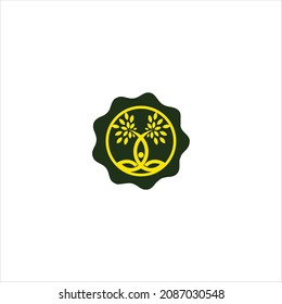 yoga logo vector template emblem