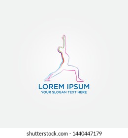 Yoga logo/identity design for health purpose