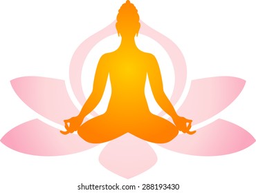 Yoga in lotus