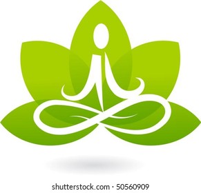 Yoga Lotus Icon