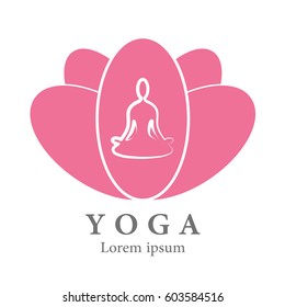 yoga lotus logo