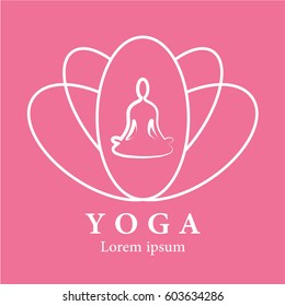 yoga lotus logo