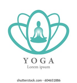 yoga lotus logo