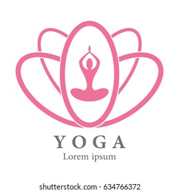 yoga lotus logo