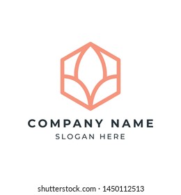 Yoga & lotus logo design template,spa salon beauty,