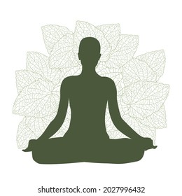 Yoga in Lotusposition