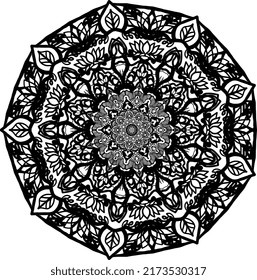 yoga mandala design pattern flower