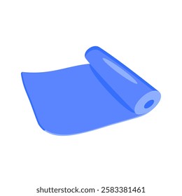 Yoga Mat flat vector illustration isolated