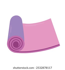 Yoga mat icon clipart avatar logotype isolated illustration