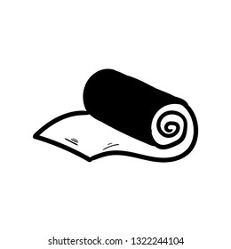 Yoga Mat icon doodle