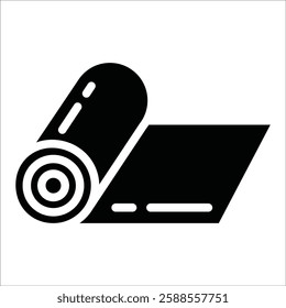 Yoga Mat Icon Element For Design