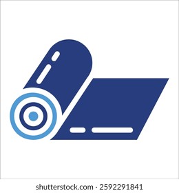 Yoga Mat Icon Element For Design