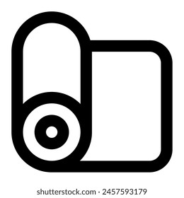 Yoga Mat icon for web, app, infographic, etc