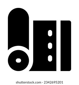 yoga mate icon for your website, mobile, presentation, and logo design.