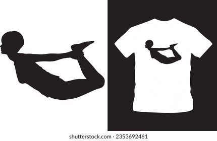 Yoga, meditation poses Vector illustration for tshirt, hoodie, website, print, application, logo, clip art, poster and print on demand merchandise