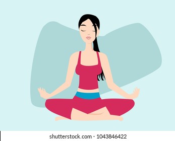Yoga Meditation vector
