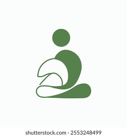 Yoga Meditation Wellness Logo Design