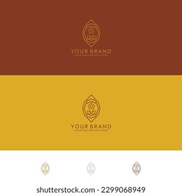 Monolina de Yoga con líneas simples ornadas Olas de paz combinan visualización de la naturaleza y minimalismo elegante