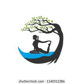 yoga nuture vector logo