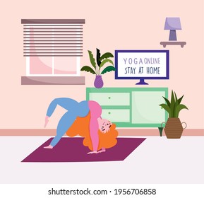 yoga online stay at home