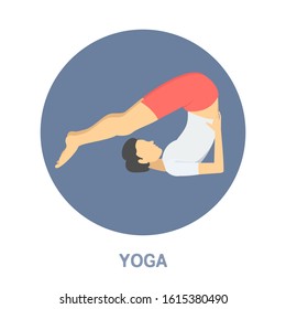 Yoga and other icon concept