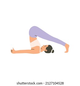 Ilustración dibujada a mano de yoga