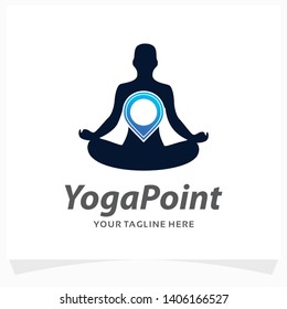 Yoga Point Logo Design Template
