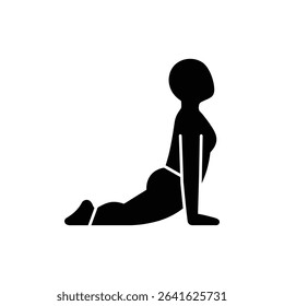 Yoga Pose Cobra Position for Spine Flexibility and Core Strength