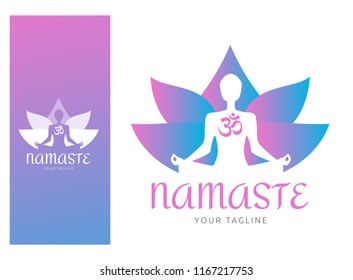Yoga Pose Color Icon Isolated