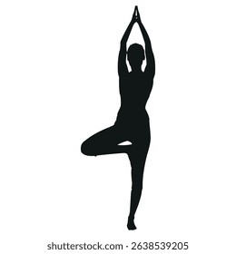 Yoga pose forward stock vector photo black and white eps ai illustrate silhouette graphic design background template