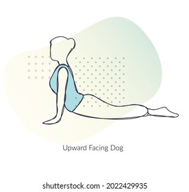 Yoga Pose - Healthy Living - Illustration as EPS 10 File