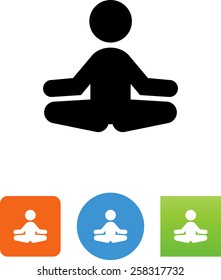 Yoga pose icon