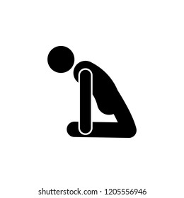 yoga, pose icon. Element of yoga icons. Premium quality graphic design icon. Signs and symbols collection icon for websites, web design, mobile app