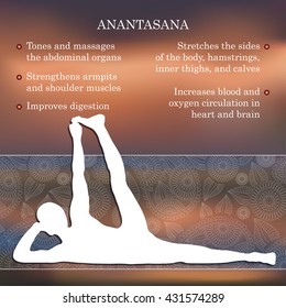 Yoga Pose Infographics Benefits Practice Stock Vector (Royalty Free ...