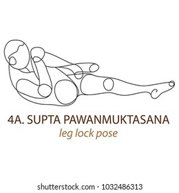 yoga pose vector illustration