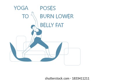 yoga poses, burn fat lower belly