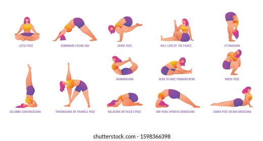198 Simple yoga poses orange Images, Stock Photos & Vectors | Shutterstock