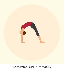 Yoga Poses Icon Vector Graphic Download Template Modern