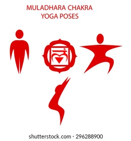 Yoga poses for Muladhara chakra activation