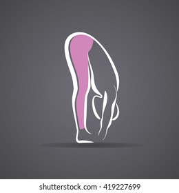Yoga poses, yoga pants, Big toe pose