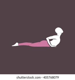 Yoga poses, yoga pants, Cobra pose