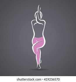 Yoga poses, yoga pants, Eagle pose