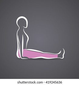 Yoga poses, yoga pants, Staff pose
