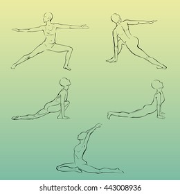 yoga poses set