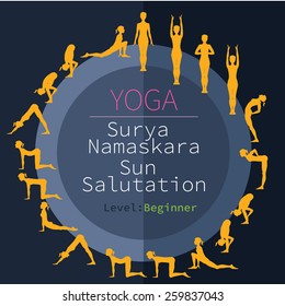 Yoga Poses: Surya Namaskara 