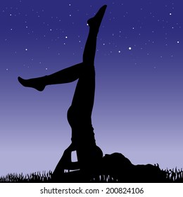 Yoga position 