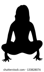 Yoga position - lolasana